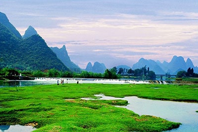 Guilin Karst Mountains Landscape