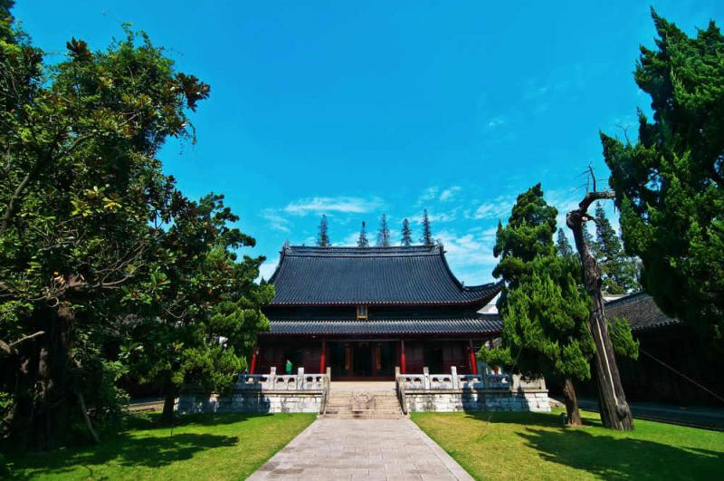 The location of Shanghai's Confucian Temple