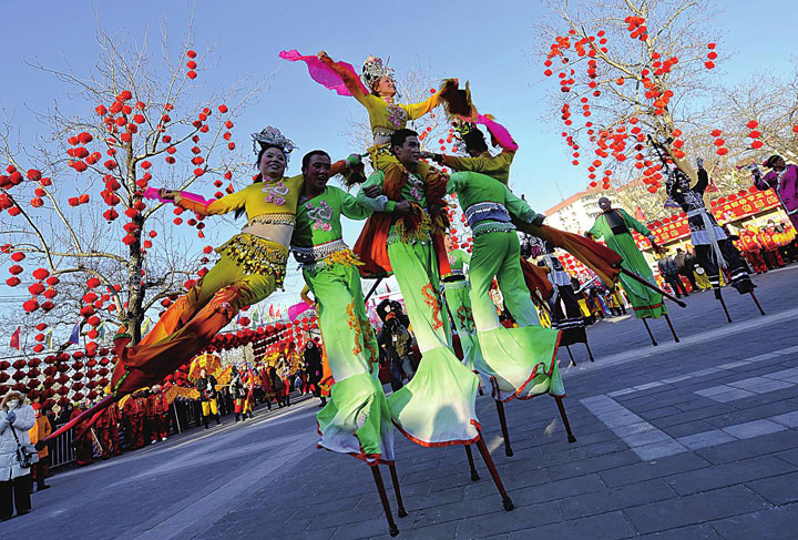 Beijing Temple Fair during Spring Festival