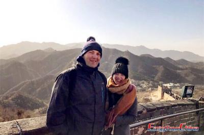 Easy Tour China Clients Visit Beijing Great Wall Mutianyu section