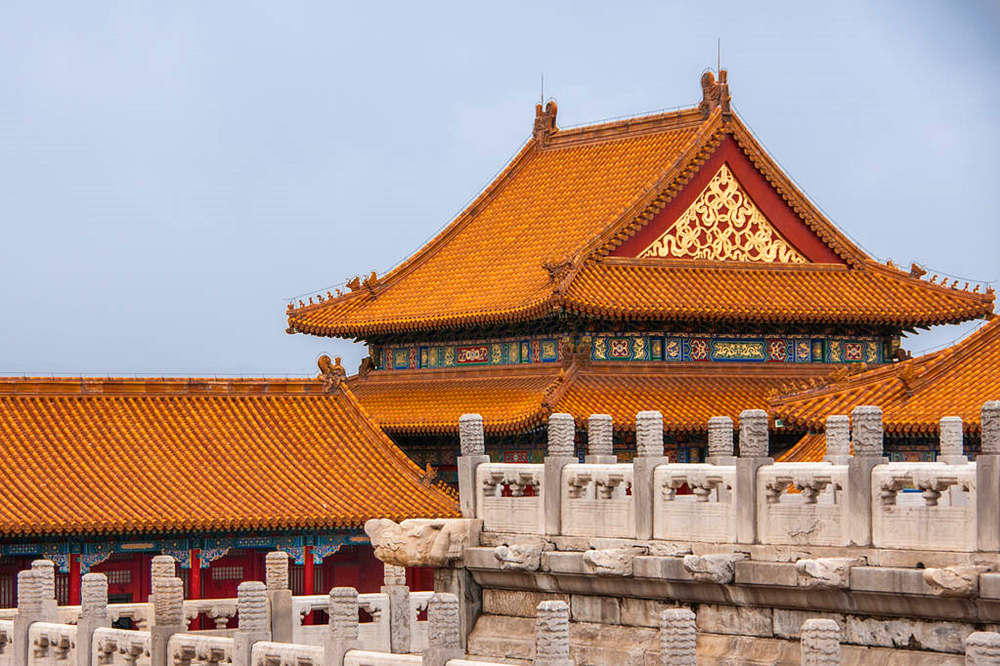 Visit the architecture of Forbidden City