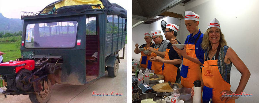 Yangshuo tractor tour and cooking class