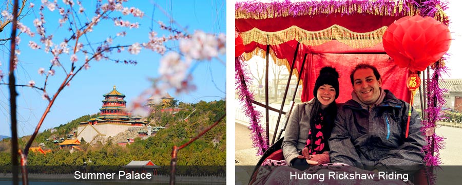 Beijing Summer Palace & Hutong rickshaw riding 