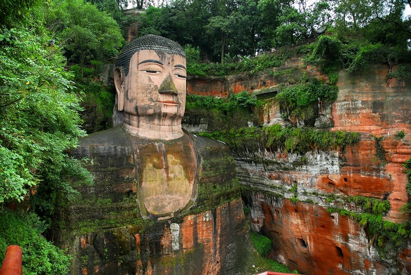Leshan Giant Buddha front side