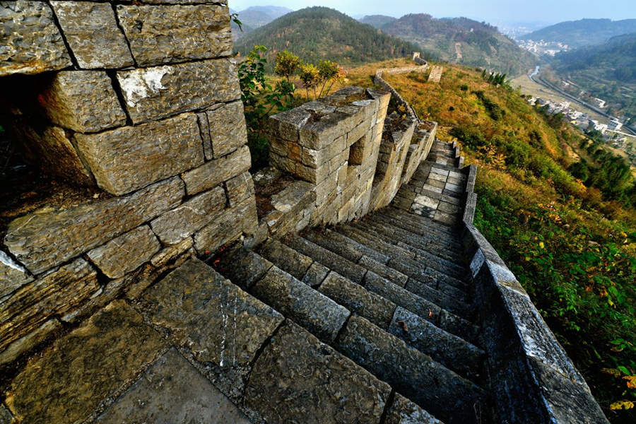 The stunning view on Southern Great Wall